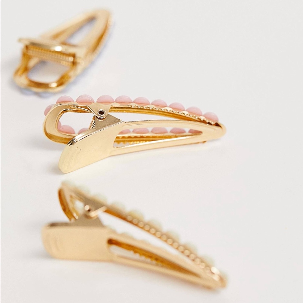 Pearl hair clips - Picture 3 of 8